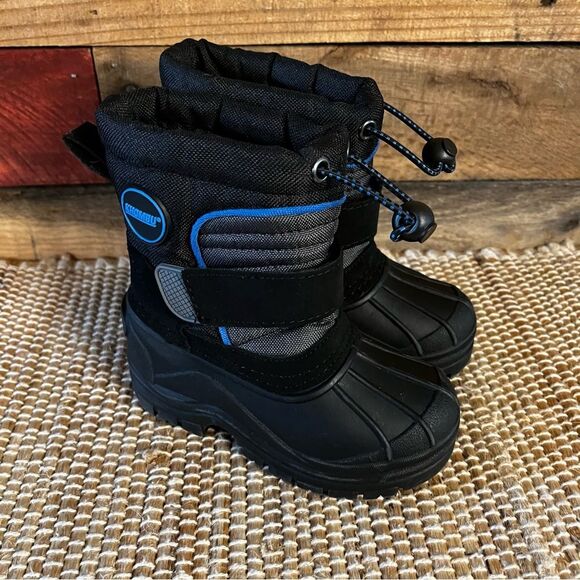 Khombu Black Snow Boots Size 6 - Picture 1 of 13